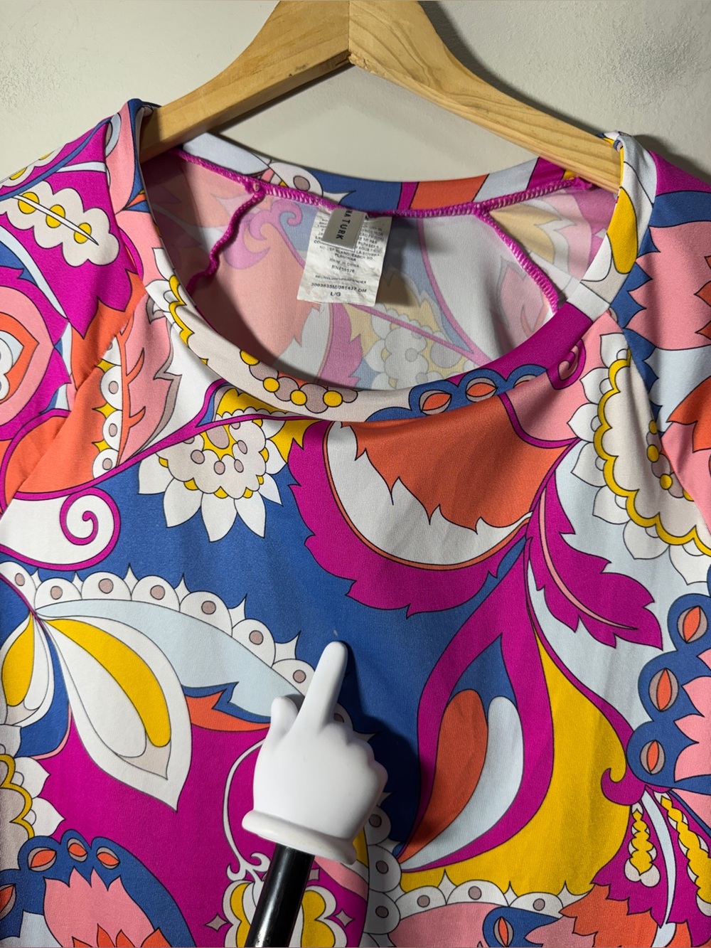 Trina Turk Sevilla Long-sleeve Rashguard Size Large - Picture 6 of 12
